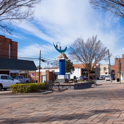 Clayton North Carolina Downtown City Square, Market Place