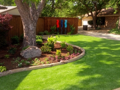 Artificial Grass Installation in Flower Mound, Texas